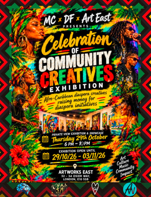 Celebration of Community Creatives exhibition and artist networking event at ArtWorks East